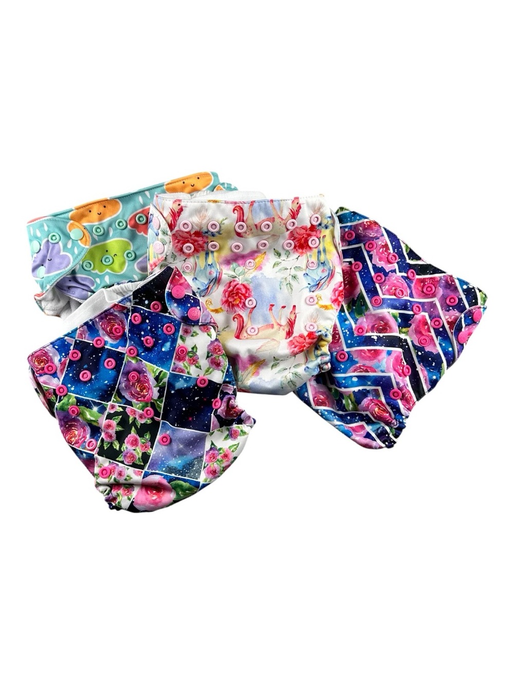 Mama Koala and Fuzzi Bunz Cloth Diaper Covers Lot of 4 - Picture 2 of 11